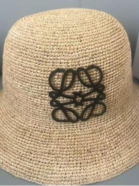 Loewe Beach Straw Hat black main image 7